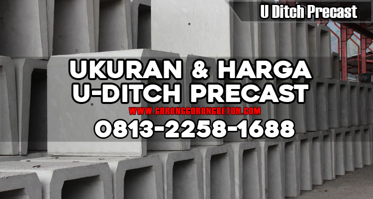 Ukuran Dan Harga U Ditch Precast Beton Hub